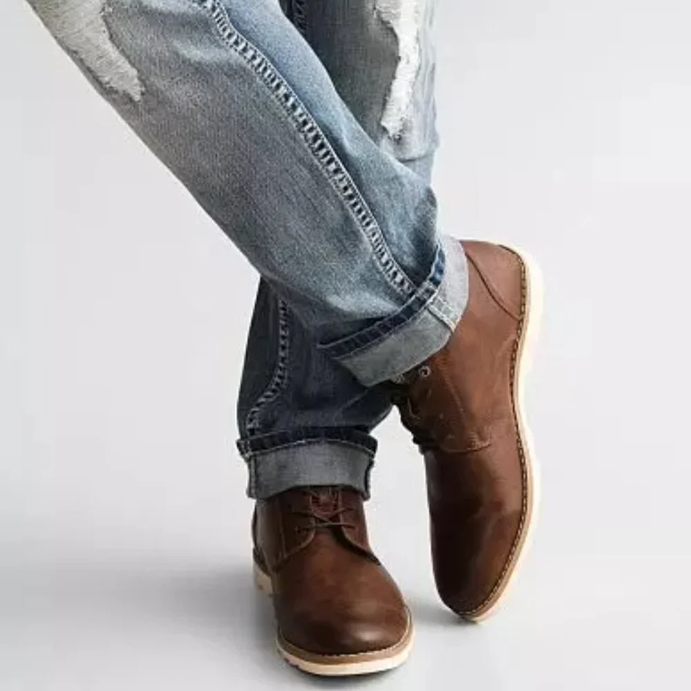 Steve Madden Brawly Chukka Boots Size 11 Cognac